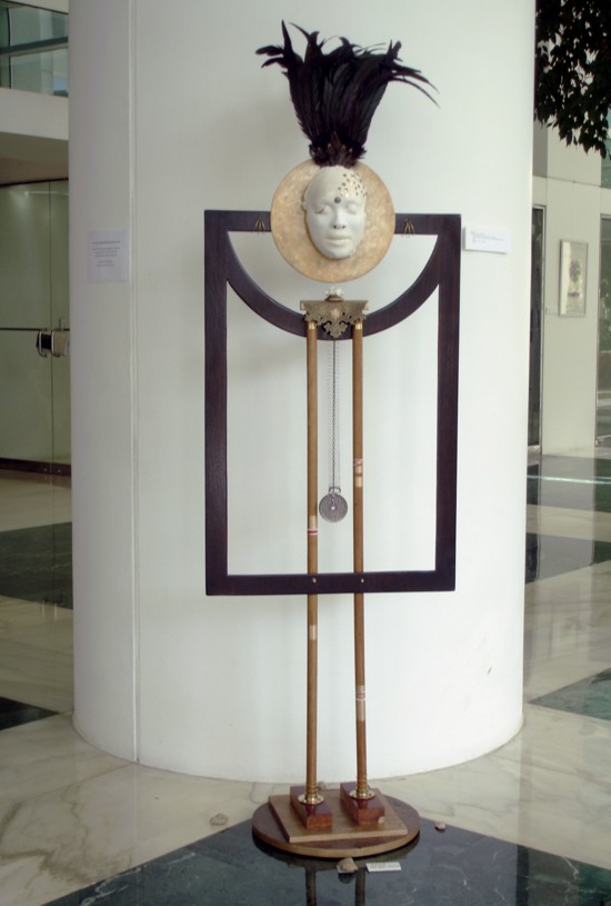 Contemplaton, free standing sculpture. One of the main 8 sculptures from the Inner Circle belonging to the installation entitled, A Gathering. Fine Art by Sor�. Image copyright 2013 by Susana Sori