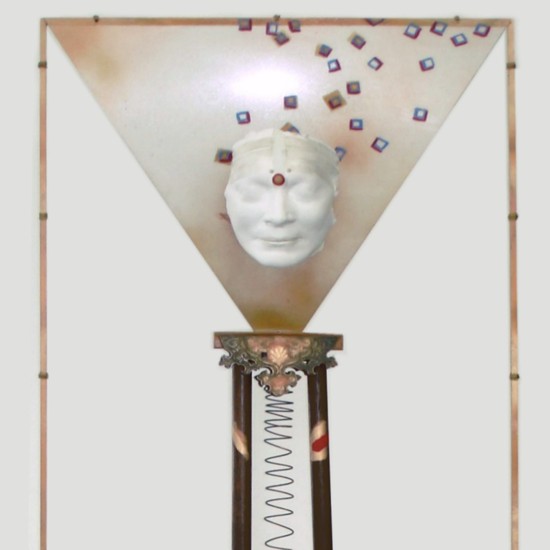 Close of the top of the Inner Strength. Free standing sculpture. One of the main 8 sculptures from the Inner Circle belonging to the installation entitled, A Gathering. Fine Art by Sor�. Image copyright 2013 by Susana Sori