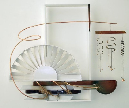 Fifth Manifestation, semi-mobile wall relief, front view. Fine Art by Sor�, image copyright 2013 by Susana Sori